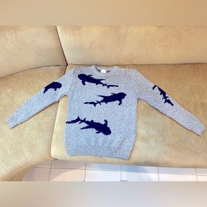 Alex Vinash Shark Navy Sweater Thick size Small Unisex Brand New